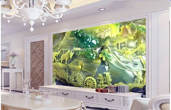 Tranh kính phòng khách biệt thự Tranh kính phòng khách biệt thự